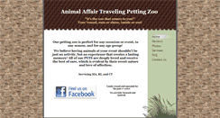 Desktop Screenshot of animalaffair.net